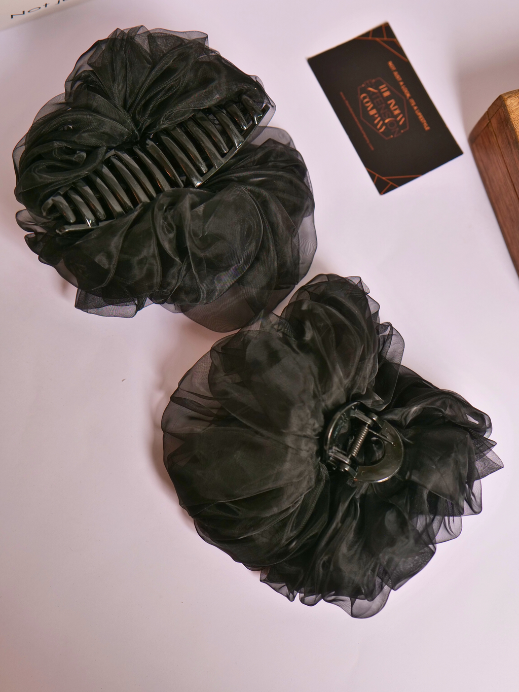 Black Organza Clutch
