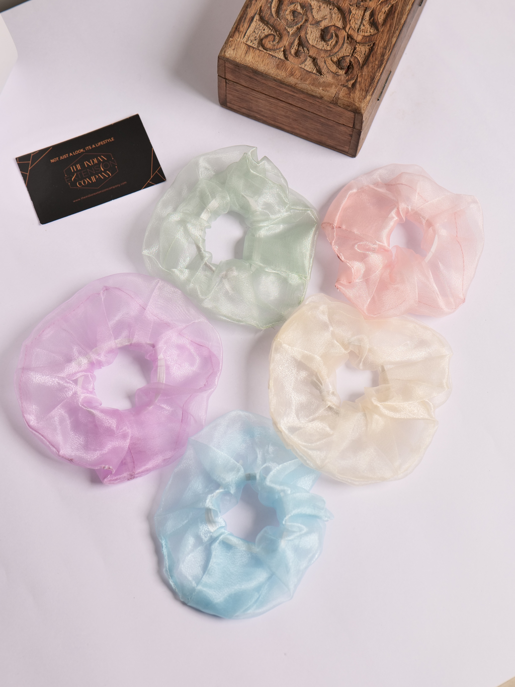 Net Pastel Scrunchies