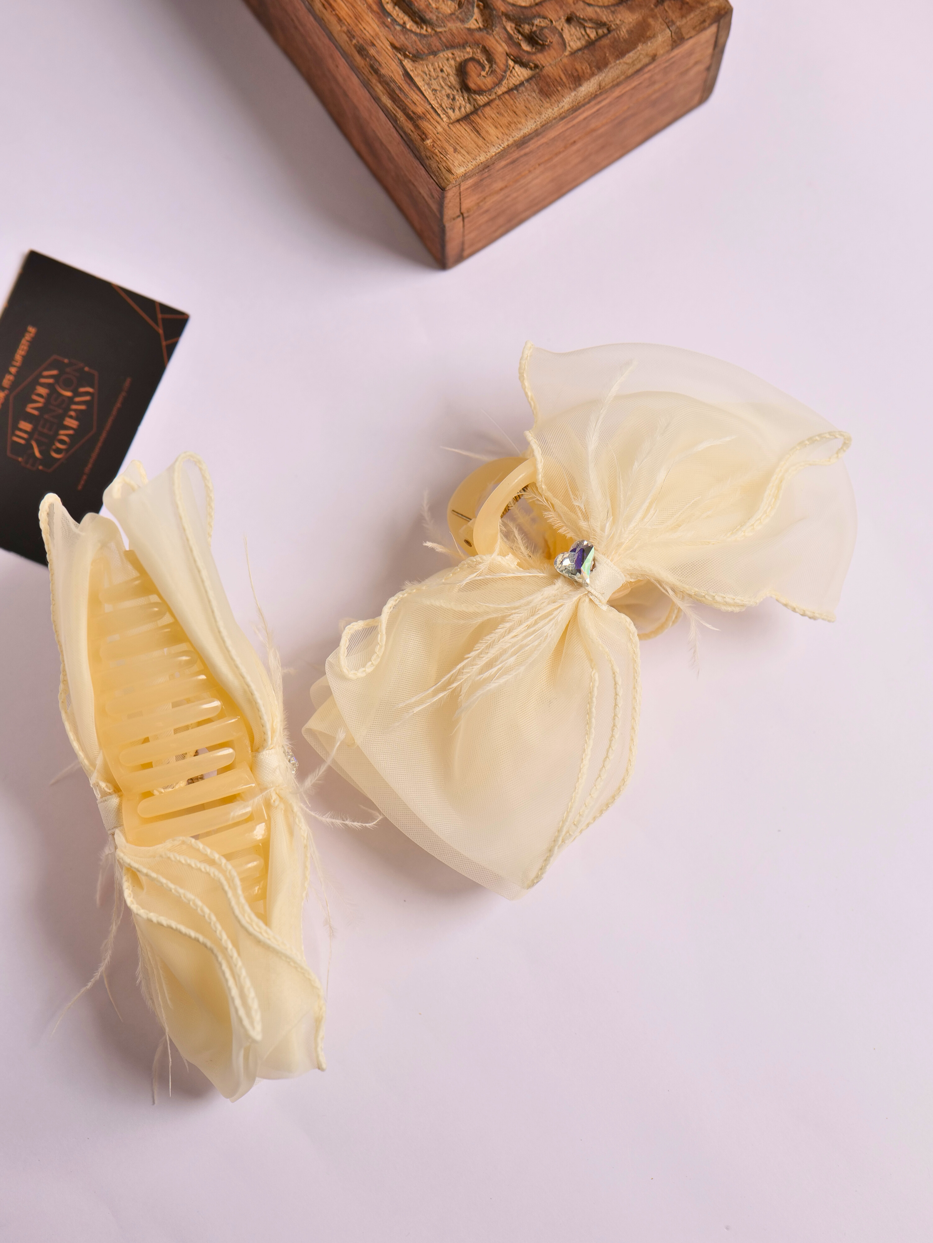 Diamond Organza Clutch