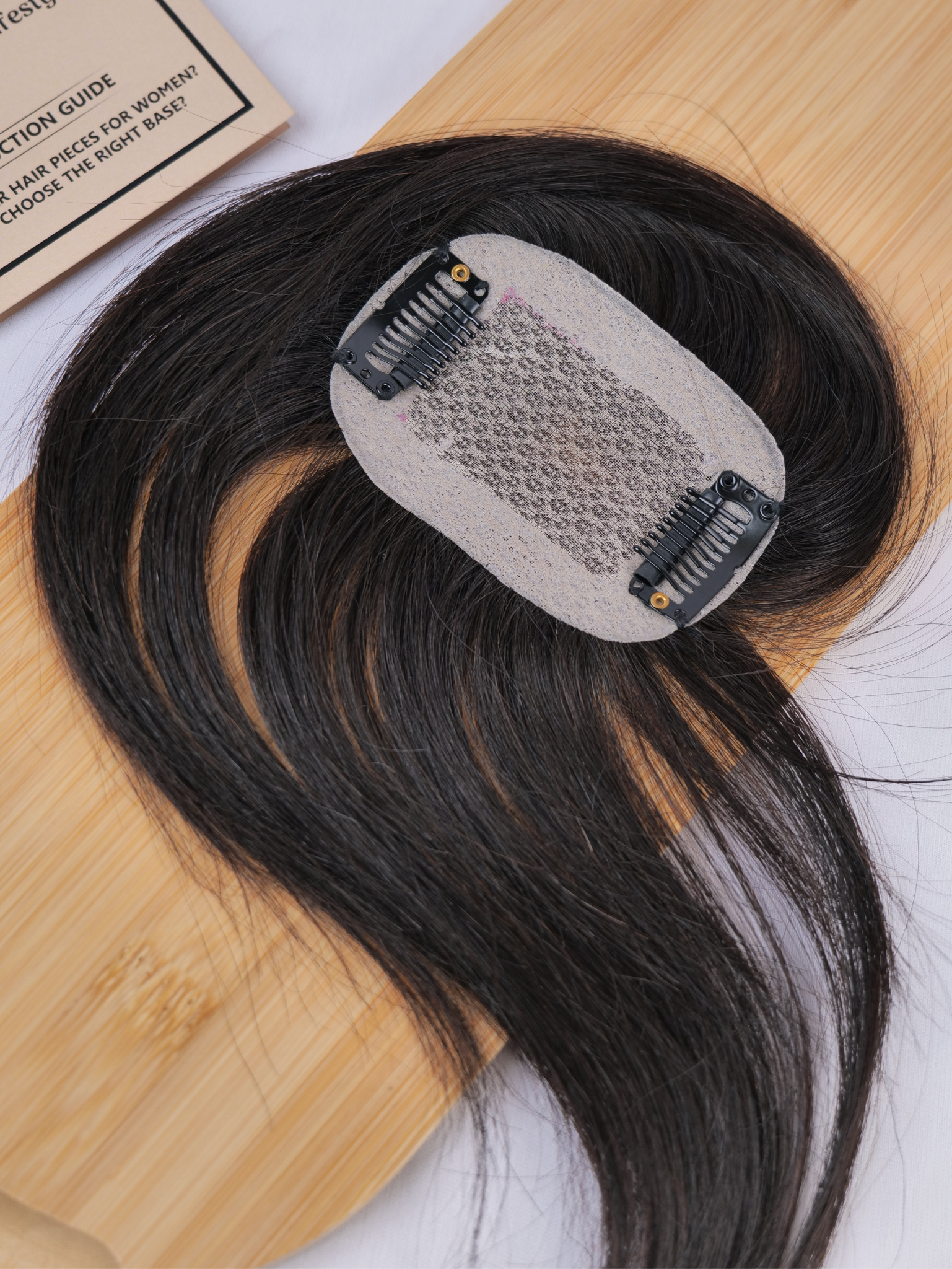 2×3” Silk Base Topper(Natural Black)
