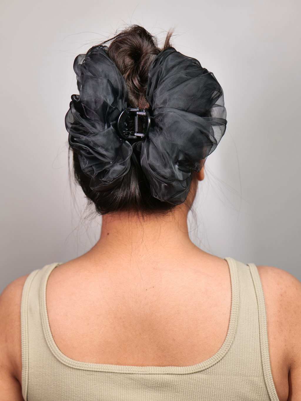 Black Organza Clutch