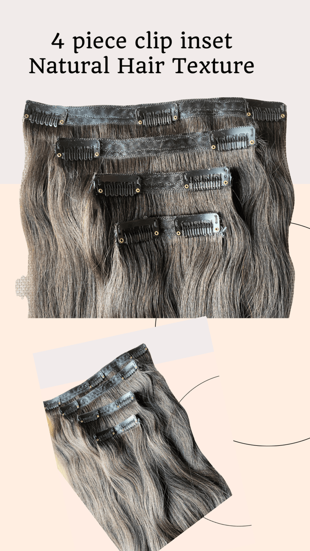 4 Clip In Set (Black)