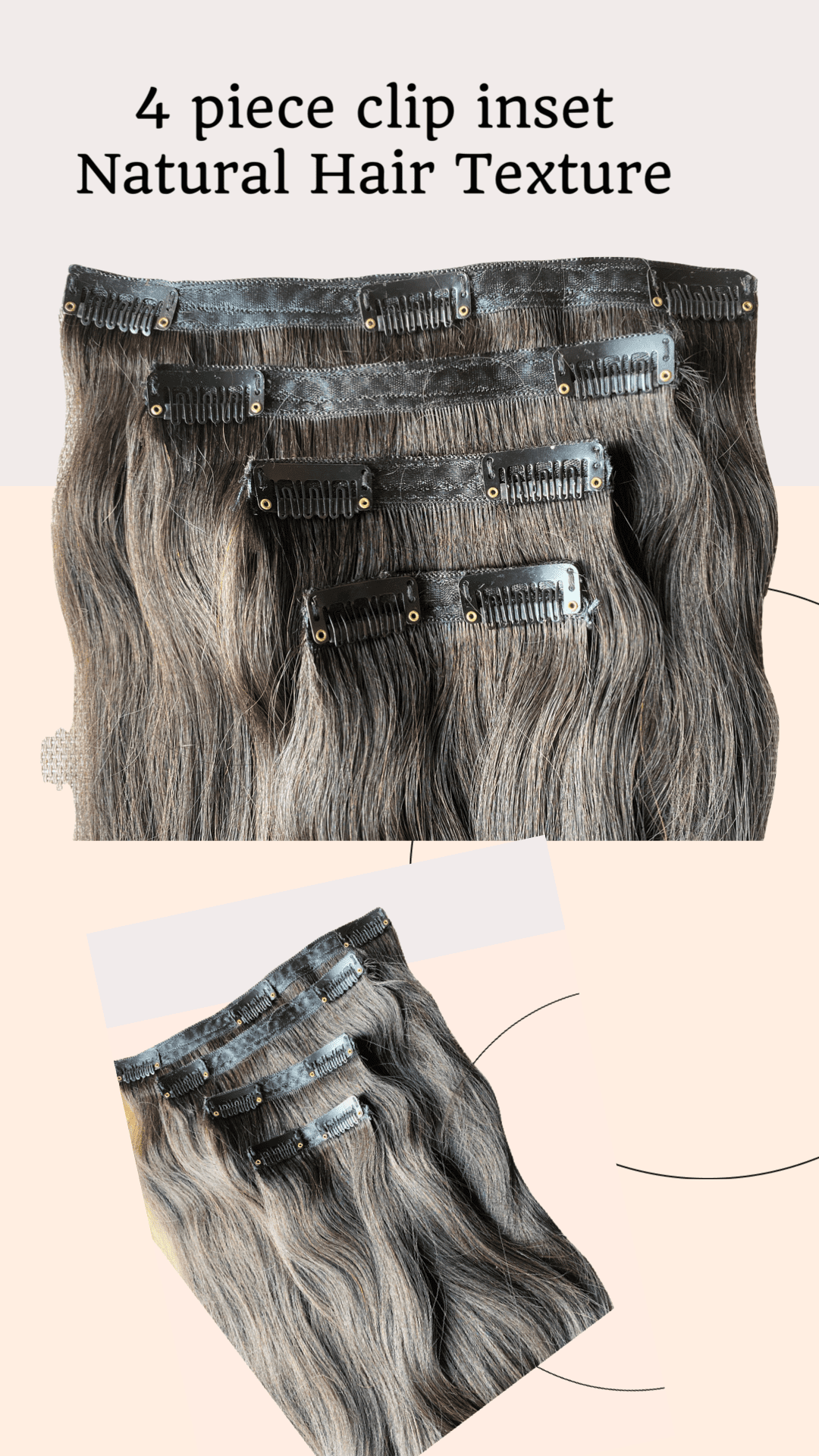 4 Clip In Set (Black)