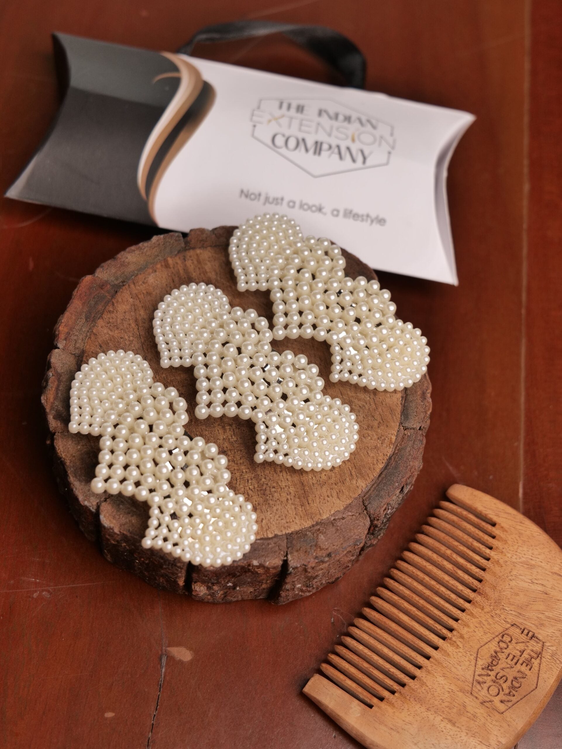 All Hearts For You Pearl Pins
