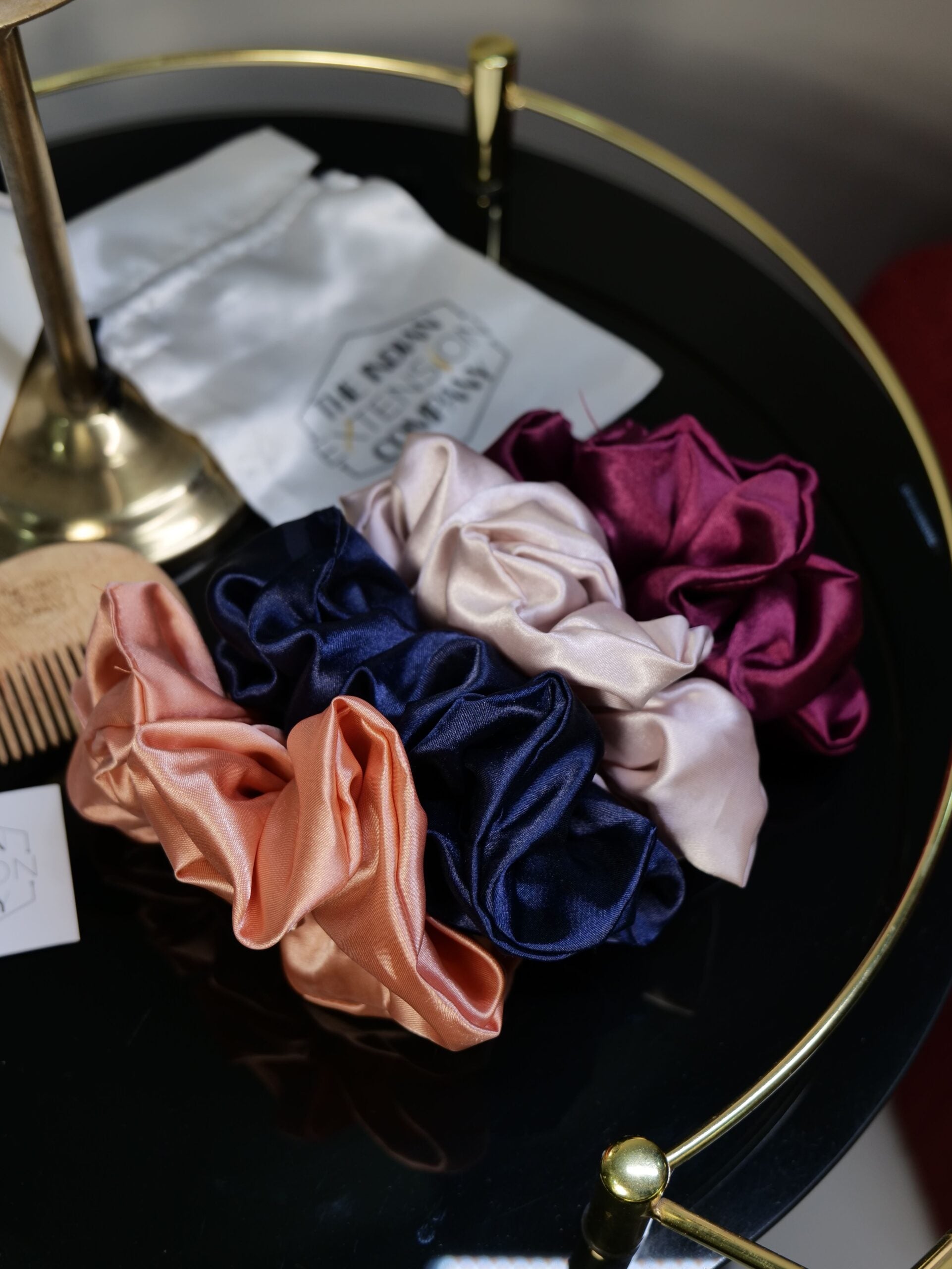 Big Satin Scrunchies