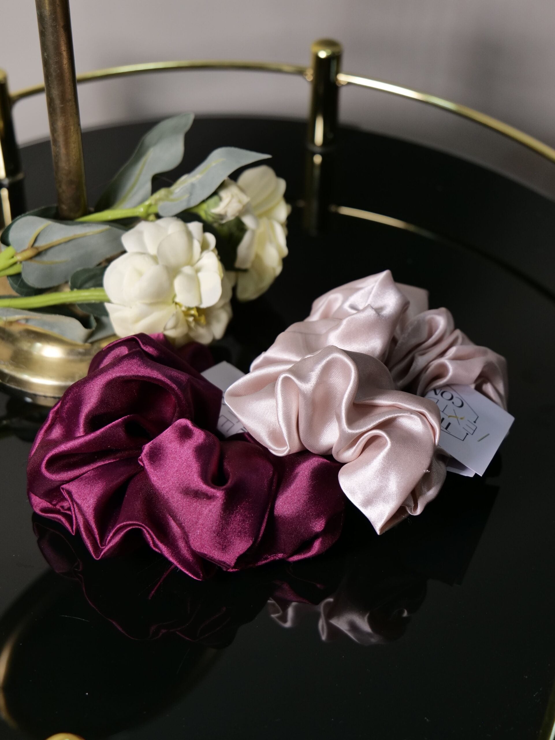Big Satin Scrunchies