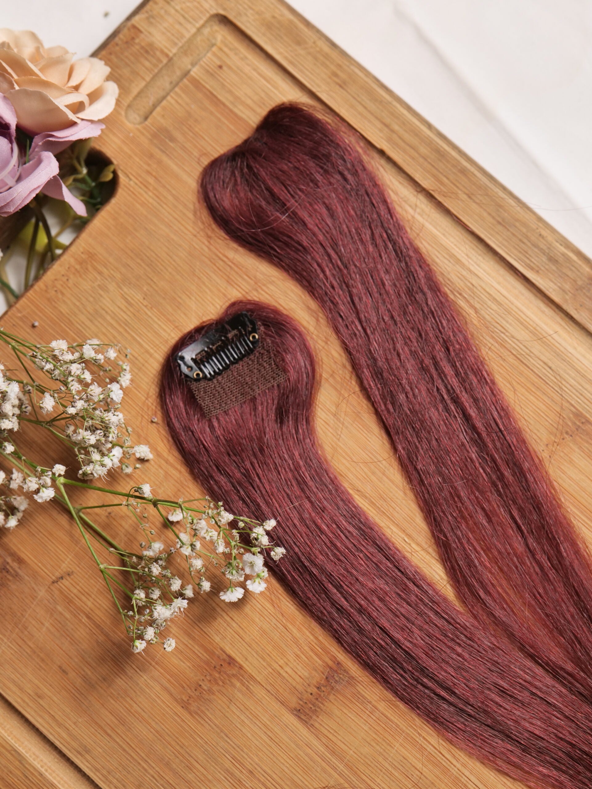 Burgundy Strand-Outs