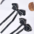 Crystal Black Bow