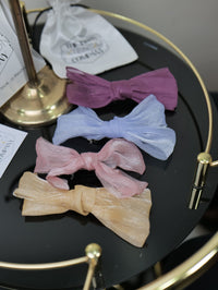 Glitter Organza Bows
