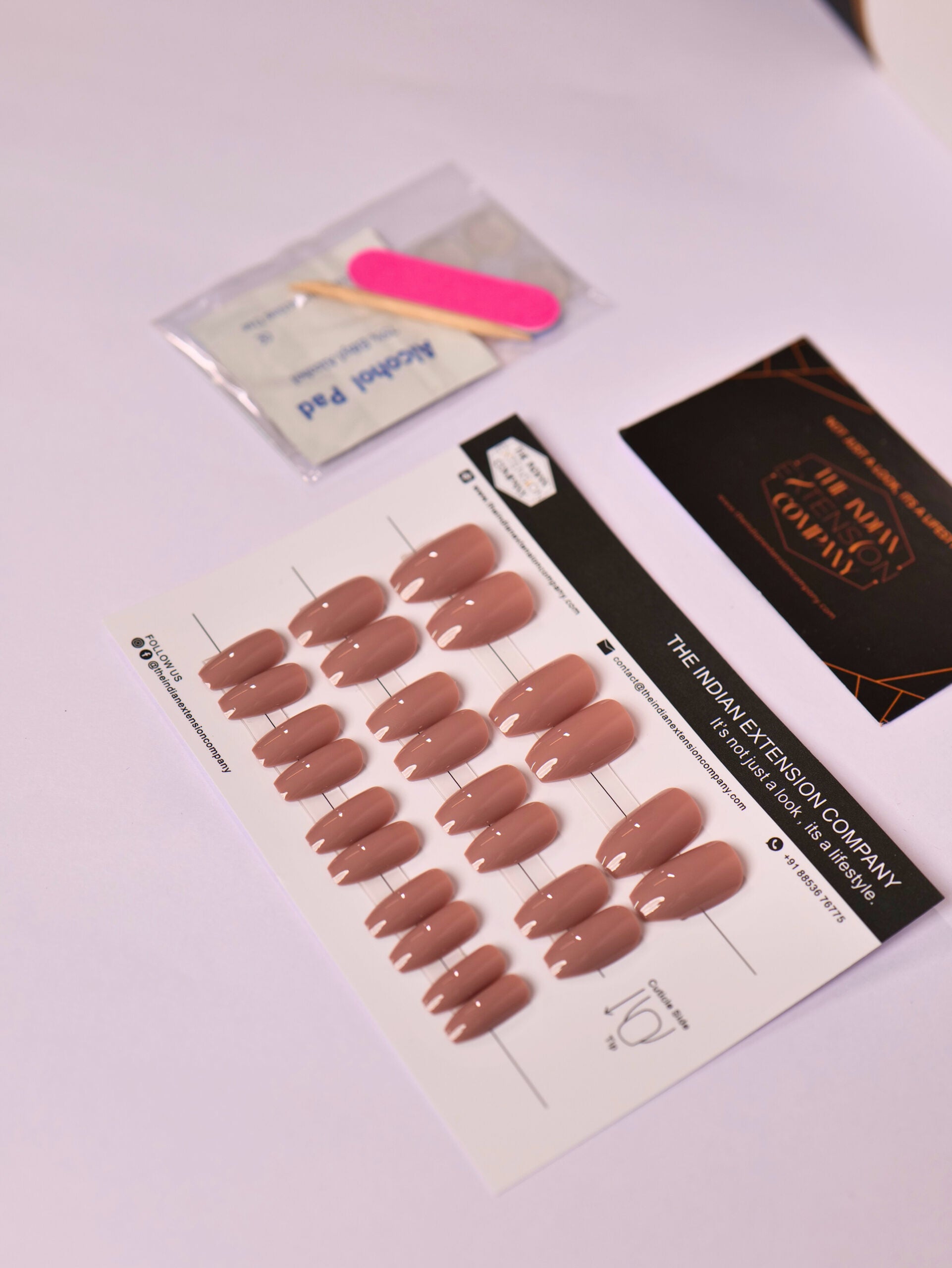 Beige Gloss Nails