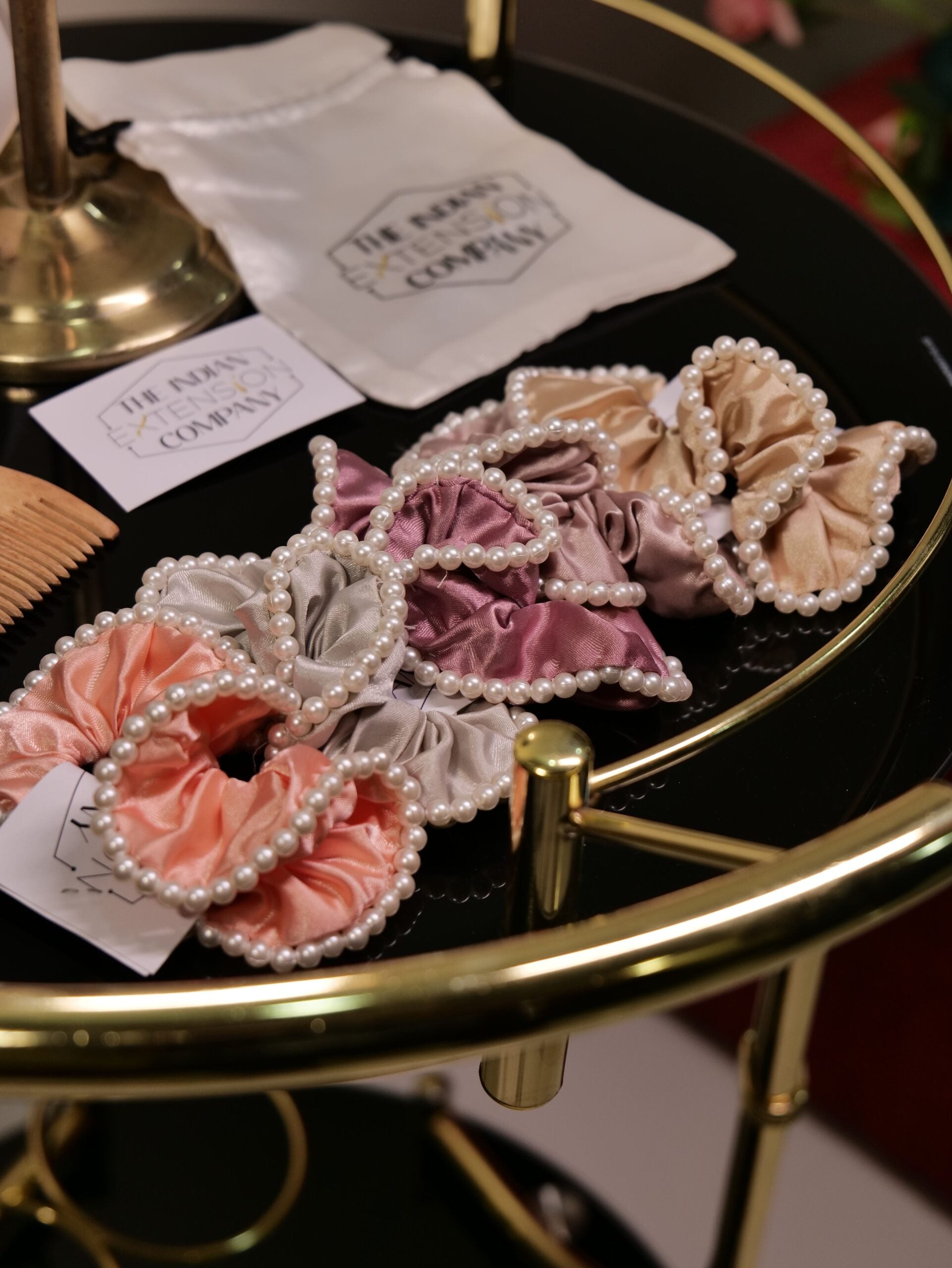 Pearl Scrunchies