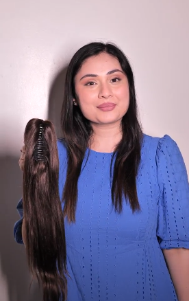 Claw Ponytail ( Brown)