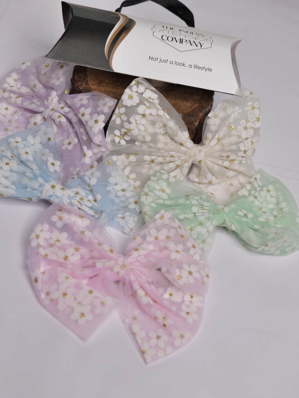 Small Daisy Organza Bows