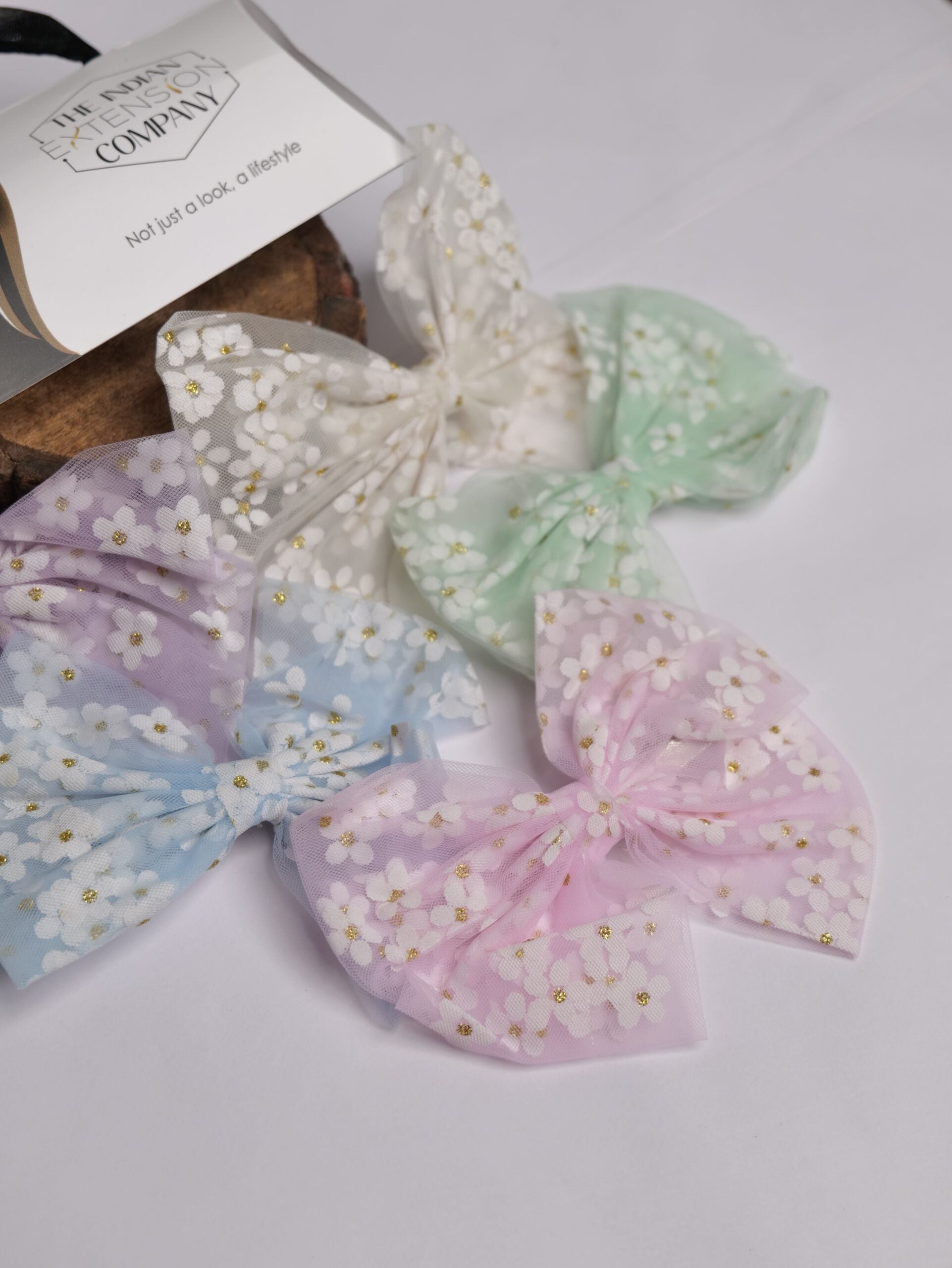 Small Daisy Organza Bows