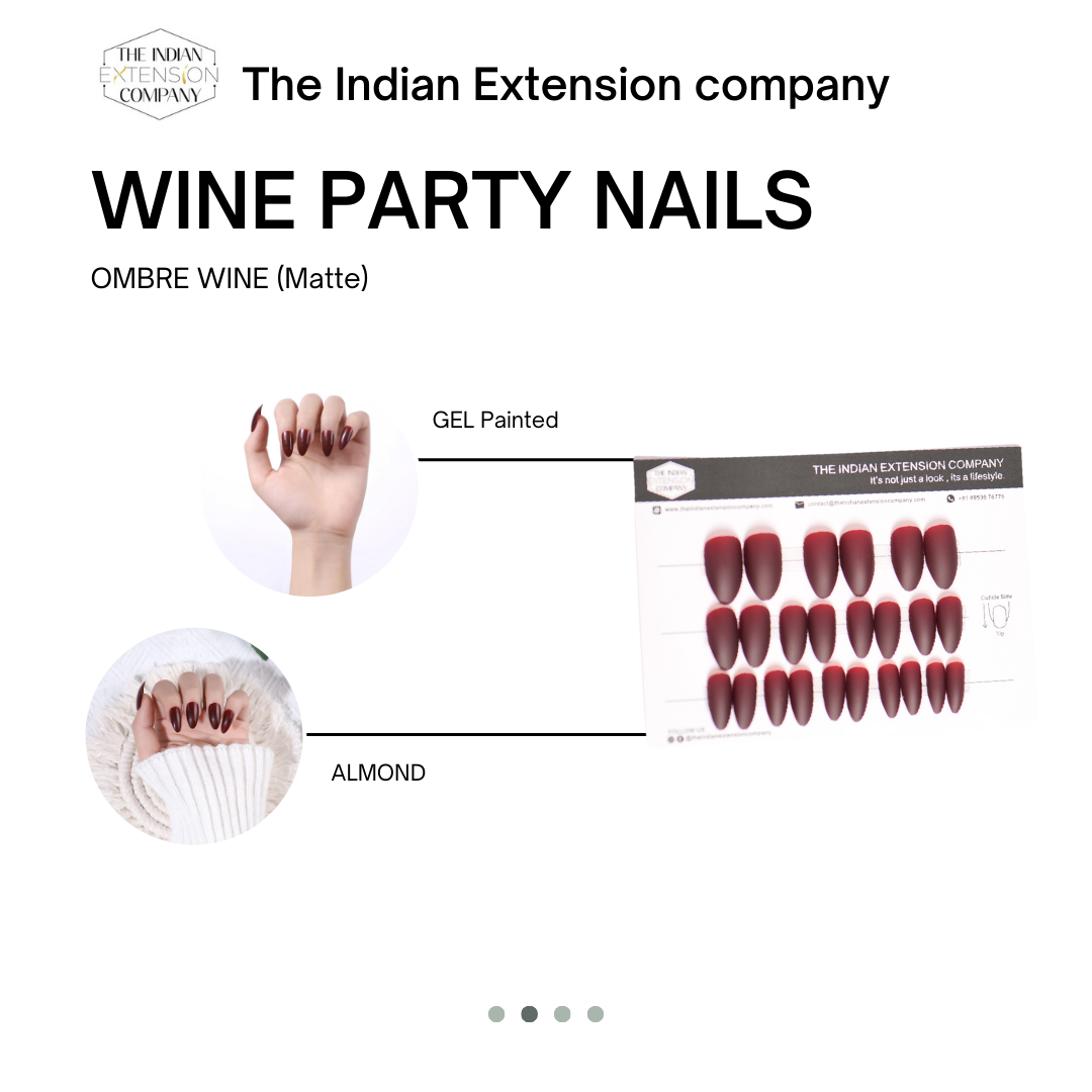 Wine Party Nails