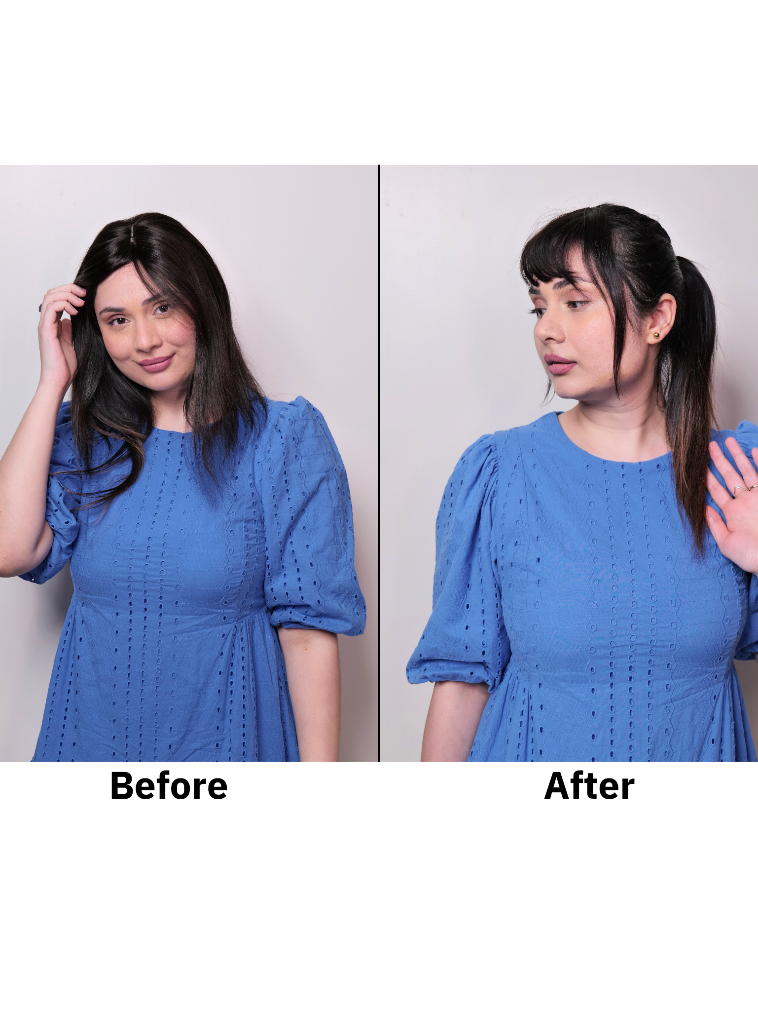 Fringes with Side Bangs (Black)