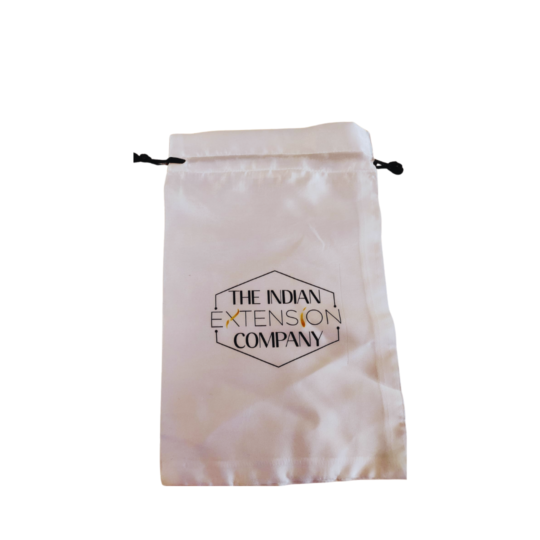 White Satin Pouch (Large)