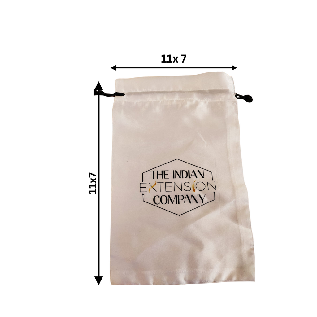 White Satin Pouch (Large)
