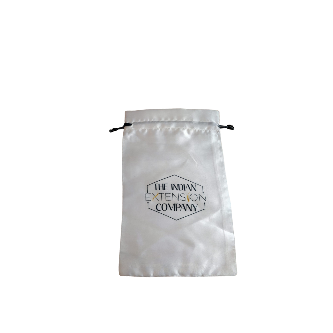 White Satin Pouch (Medium)