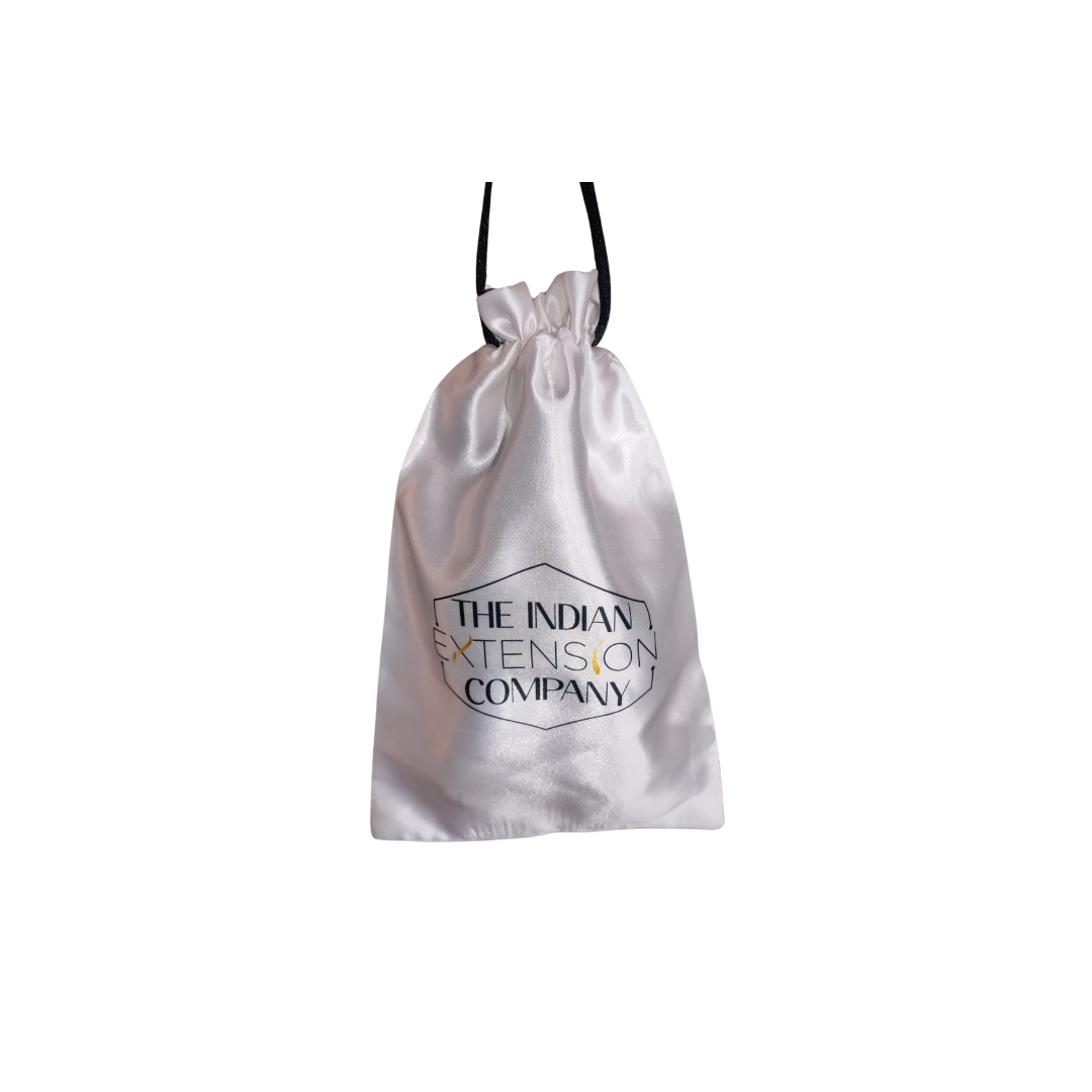 White Satin Pouch (Medium)