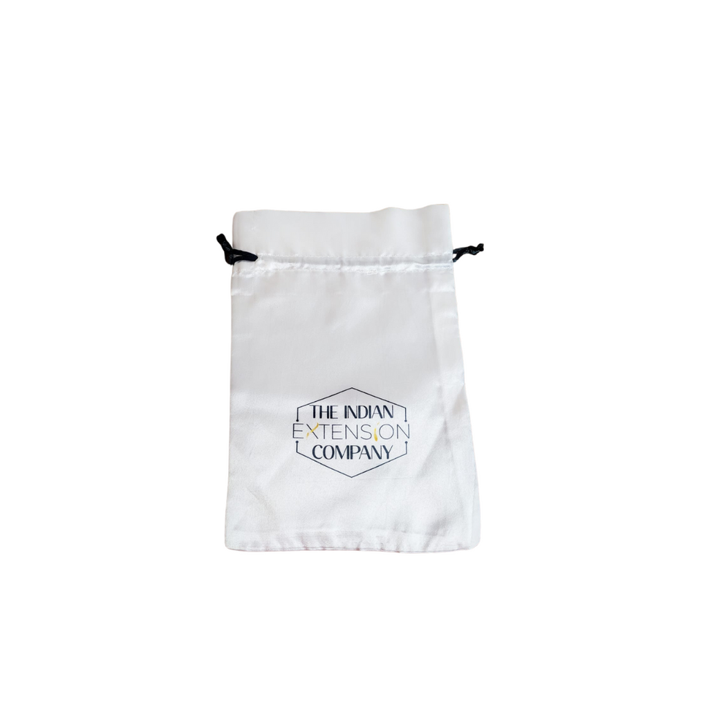 White Satin Pouches (Pack of 3)