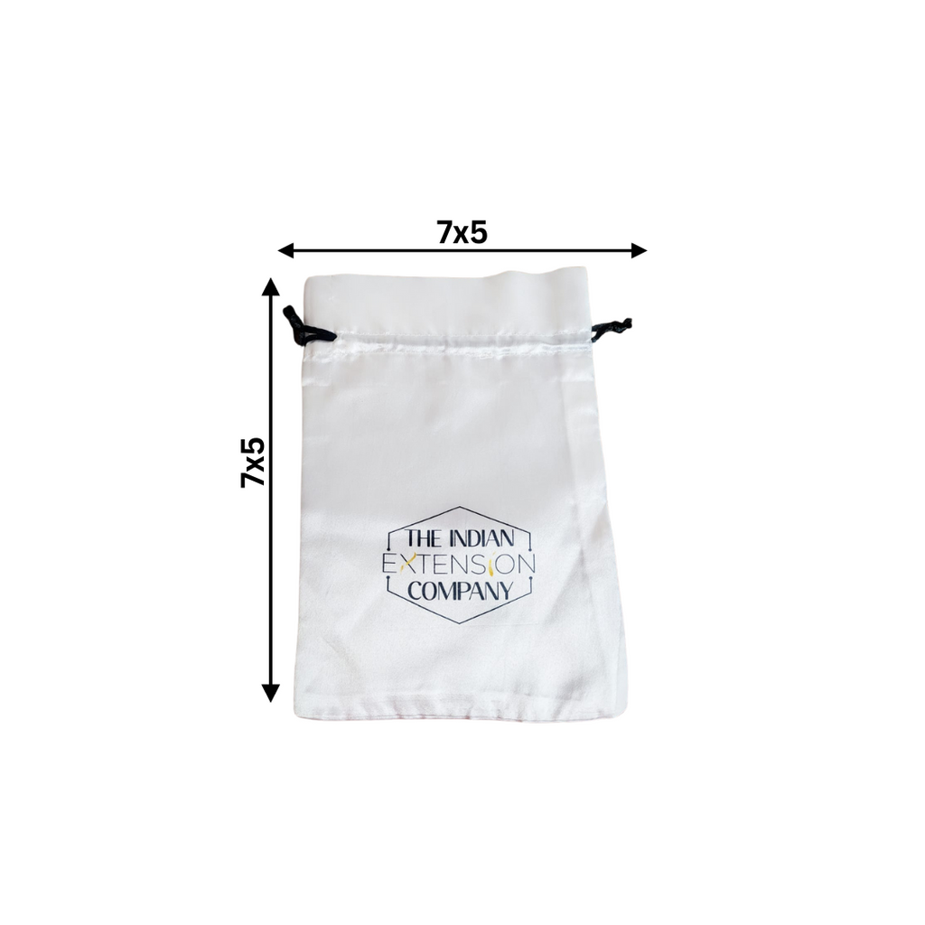 White Satin Pouch (Small)