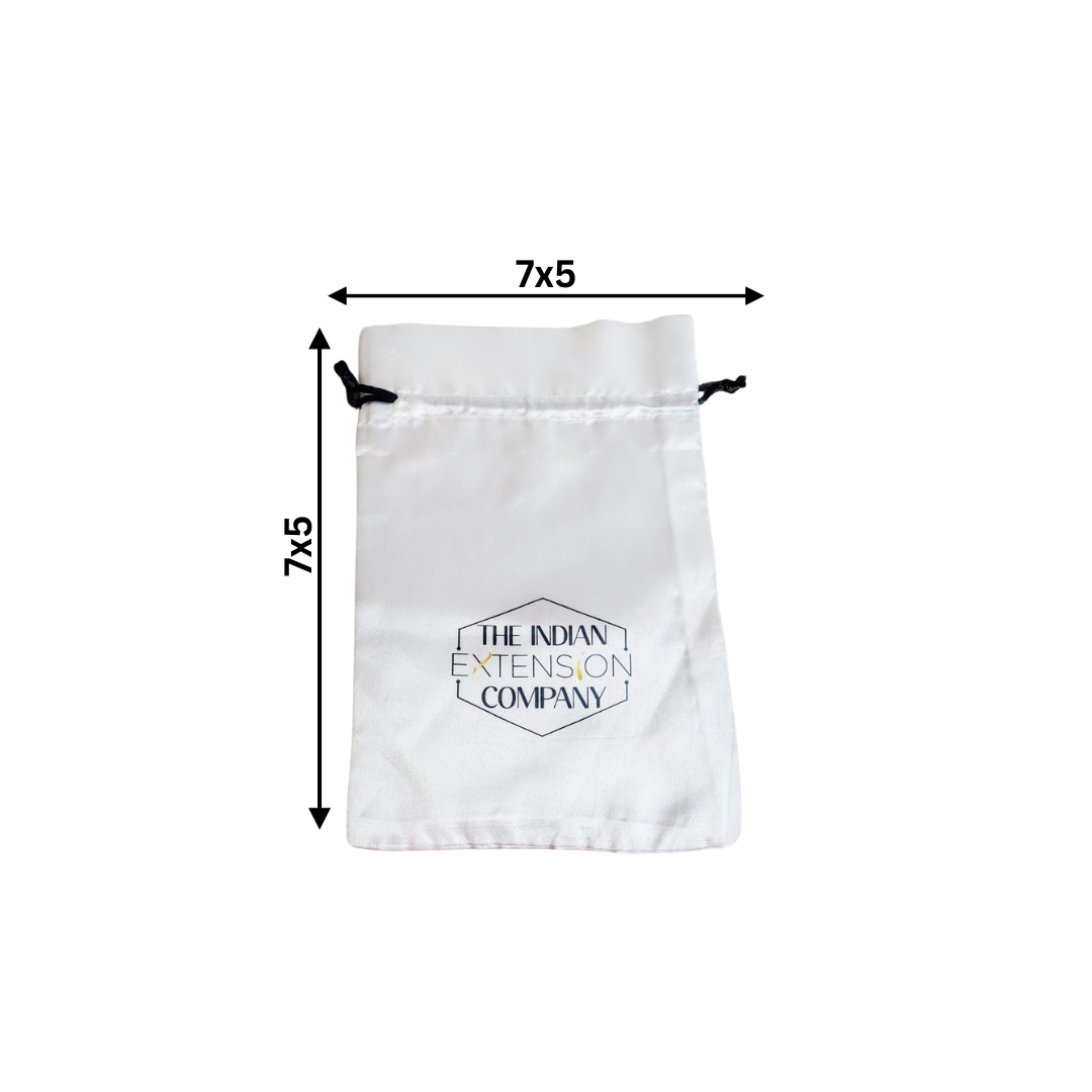 White Satin Pouch (Small)